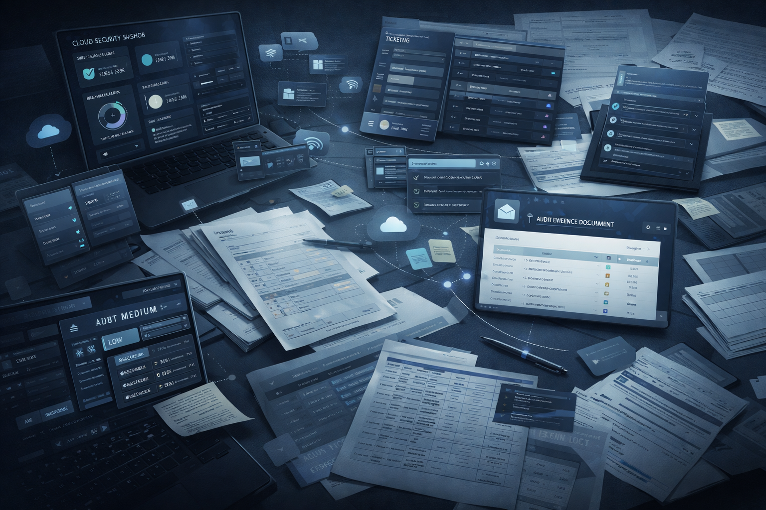 Fragmented compliance work across documents, dashboards, and disconnected tools